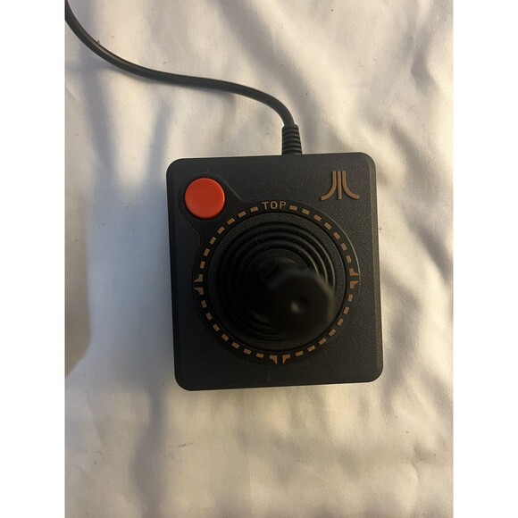 Original Atari 2600 Joystick Controllers Black Orange Trim OEM - Lot Of Two - Picture 2 of 5